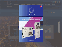 Tablet Screenshot of gemta.com.tr